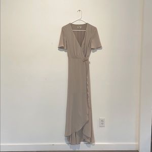 Show Me Your MuMu- Noelle Flutter Wrap Dress
